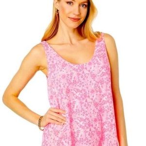 NWT Lilly Pulitzer Florin scoop neck tank
